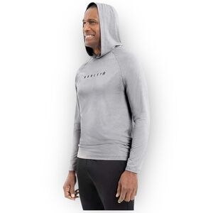 NWT Hurley Men’s Performance Long Sleeve Hoodie – Size Small – Gray